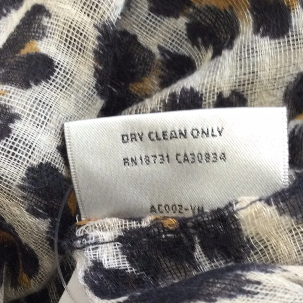 Van Heusen Leopard Scarf New color brown &black.          #286